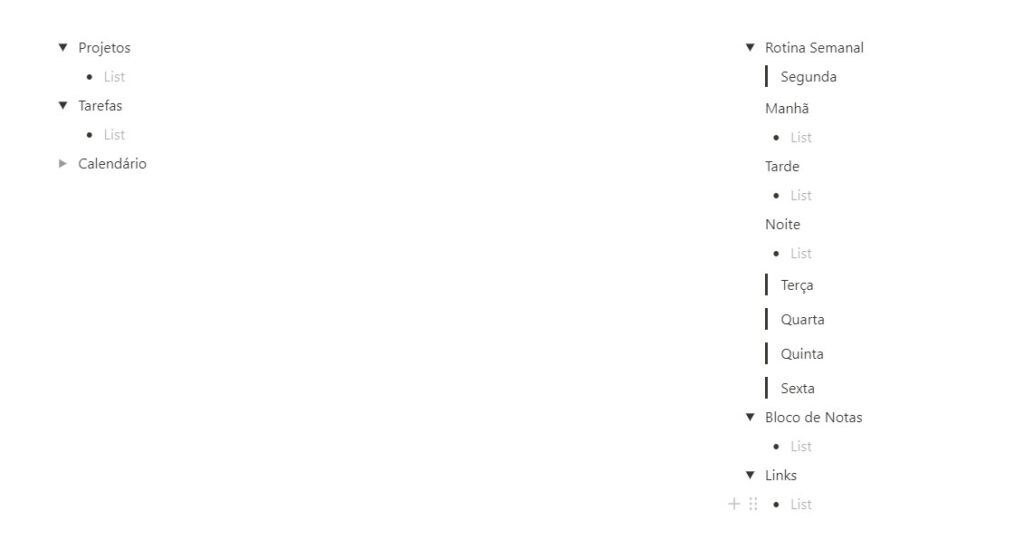 diagramando seu painel no notion