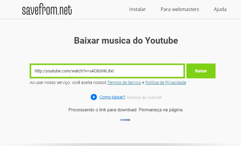 baixar vídeo do youtube grátis