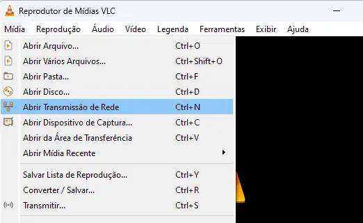 baixar vídeos do youtube com o VLC