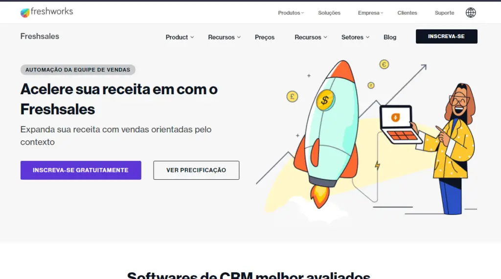 melhor crm freshworks