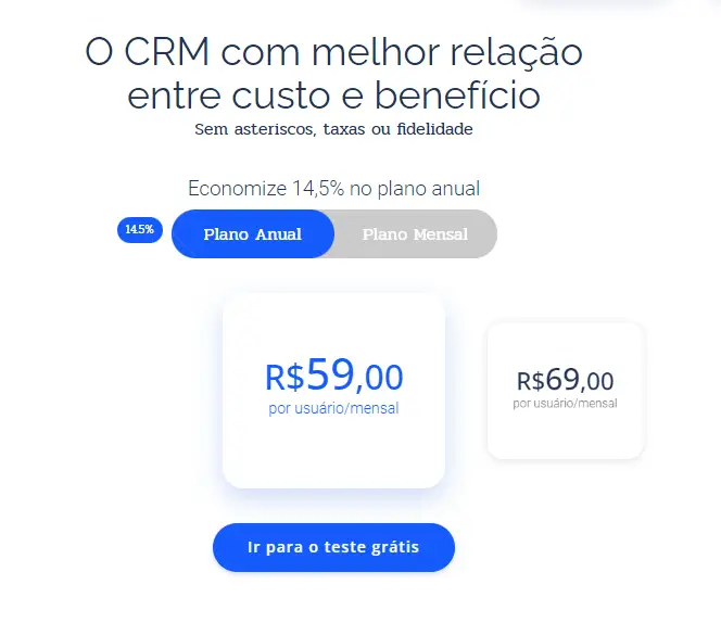 planos do moskit CRM