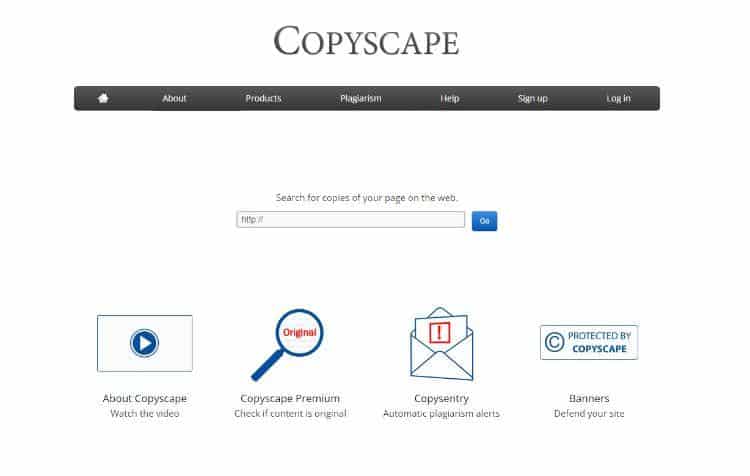 capa do site copyscape