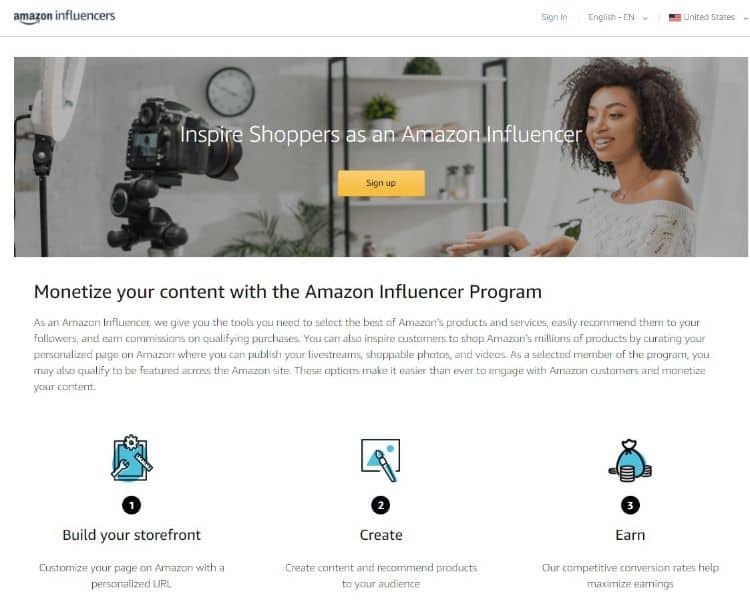 se tornar um influencer da amazon pode ajudar a fazer dinheiro com o youtube