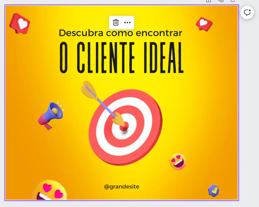 Usando um template no Canva