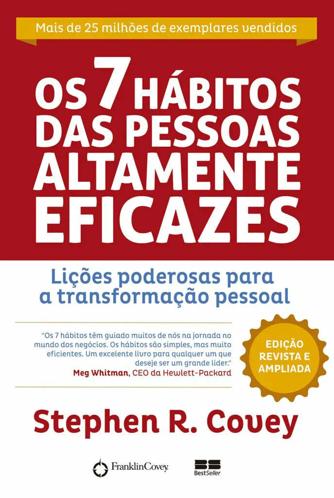 Capa do livro Os 7 hábitos das pessoas altamente eficazes