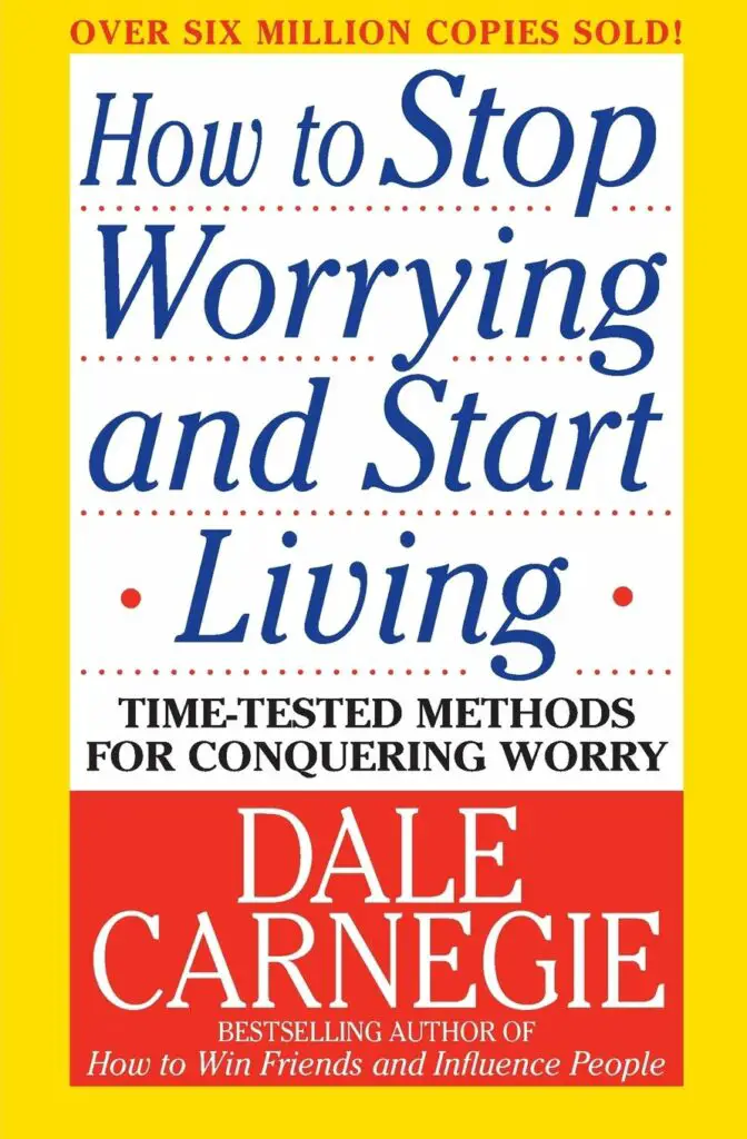 Capa do livro how to stop worrying and start living