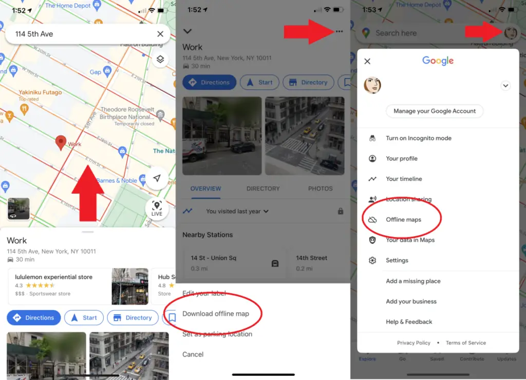 como acessar o google maps offline