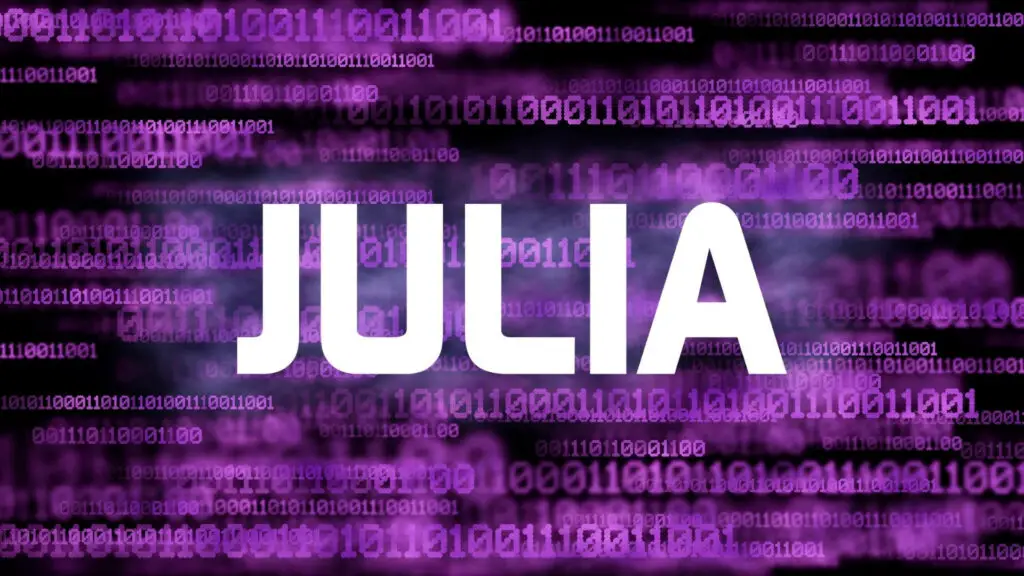 julia é uma opção de linguagem de programação para desenvolver software de IA