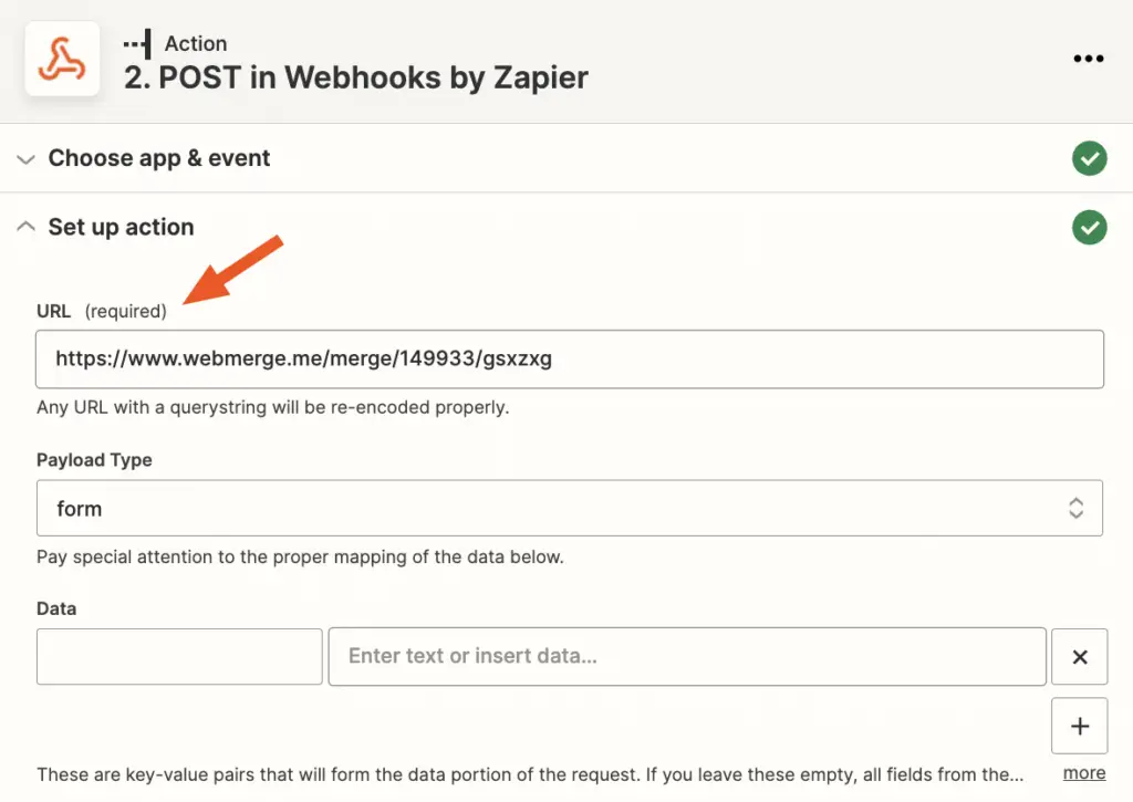 Use webhooks em qualquer aplicativo com o Zapier