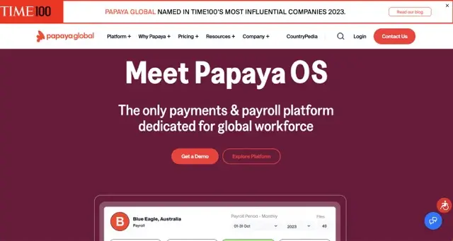 Papaya Global – Sistema operacional de folha de pagamento que unifica os processos de RH e finanças para endossar uma força de trabalho global
